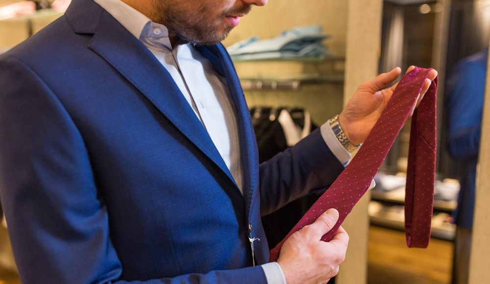 Choix cravate slim homme